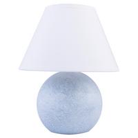 TISCHLEUCHTE 4110112 Ball - Marmor - Grau, KONVENTIONELL, Holz (20/27cm)