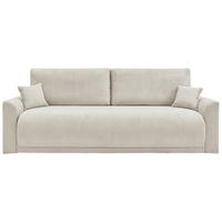 Rozkladacia pohovka KIM, krémový menčester - krémová, Modern, drevo (234/90/103cm)