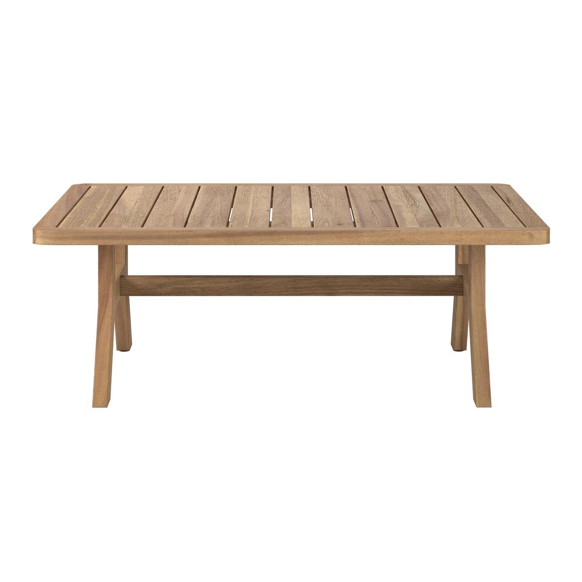 Loungegarnitur Talinn - Akaziefarben, MODERN, Holz (100/65/36cm) - Beldano