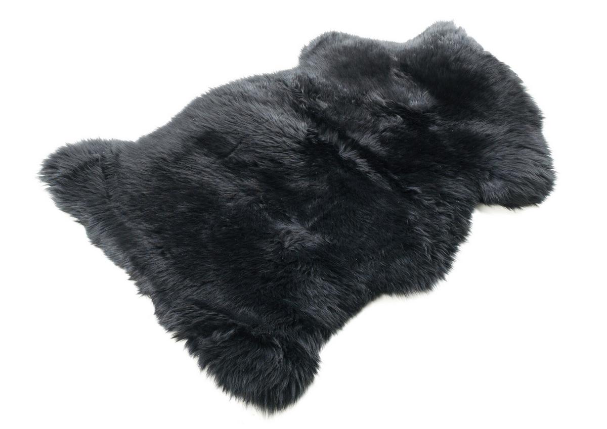 Schaffell Schwarz 60x90 cm - Schwarz, Natur, Fell (60/90cm) - Linea Natura
