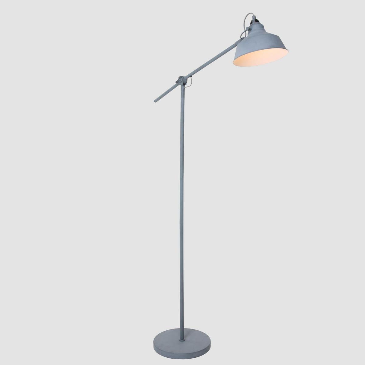 Bogenleuchte Nové - Grau, Trend, Metall (28/130/65cm)
