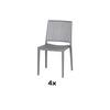 Stapelstuhl T20105 - Grau, Basics, Kunststoff (57/80/56cm) - Siena Garden
