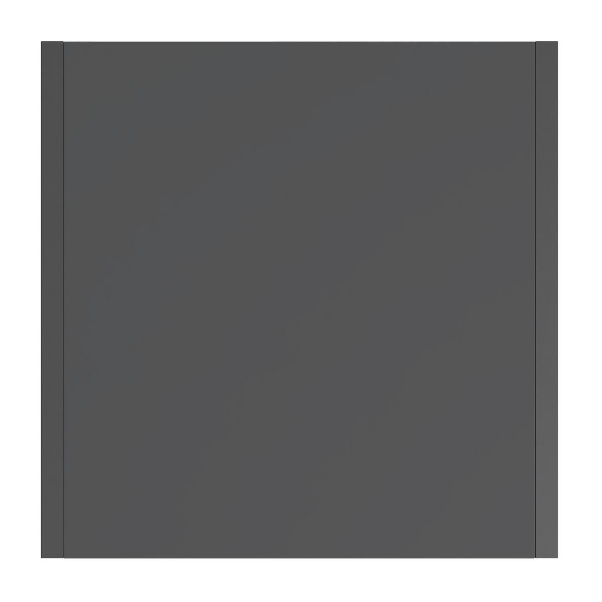 Balkontisch London - Dunkelgrau, MODERN, Glas/Metall (160/75/80cm) - Beldano