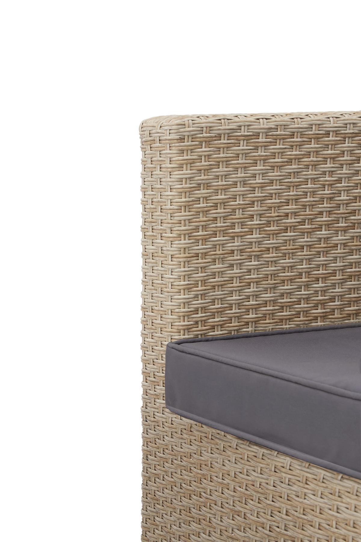 Lounge Garnitúra Santorin - világosbarna/szürke, Modern, műanyag/Üveg - Luca Bessoni