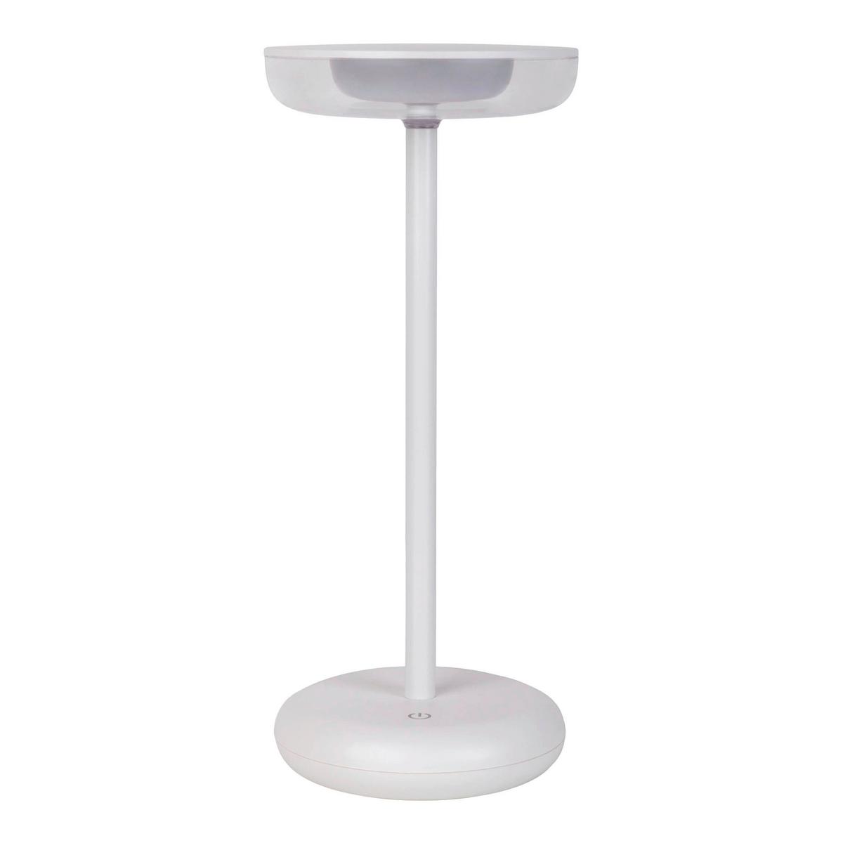 Akku-Tischleuchte 3198723 - Weiß, Design, Kunststoff/Metall (10,5/11/26cm) - Näve