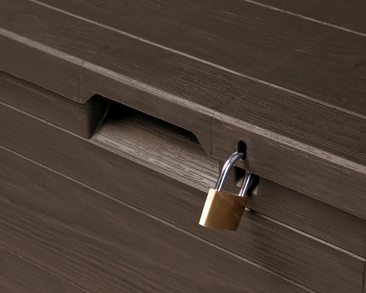 Kissenbox Madera Mini 44x50x43cm 90l Braun - Braun, Basics, Kunststoff (44/50/43cm)