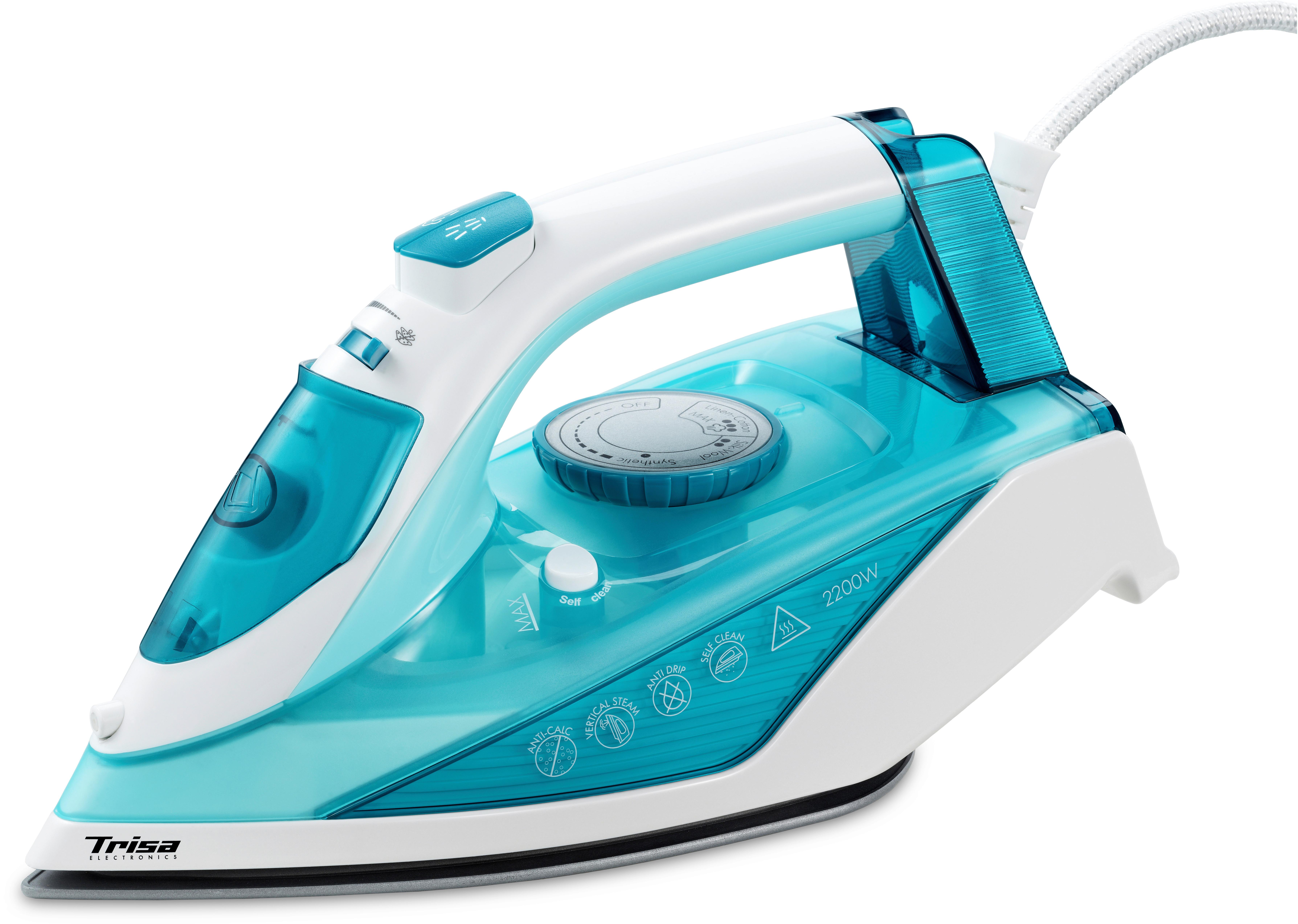 Dampfbügeleisen Comfort Steam Türkis 2.200 W - Türkis, MODERN, Kunststoff (29,5/12,5/16cm)