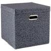 Skladací box ETHICAL CASHMERE - čierna, Romantik / Landhaus, kartón/kov (33/32/33cm) - Mömax