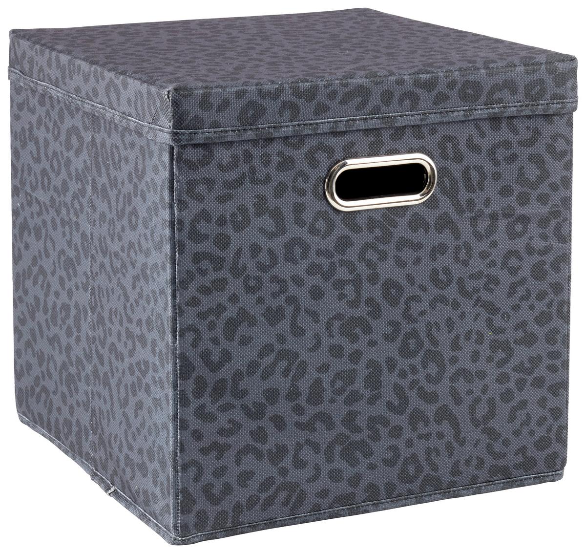 Skladací box ETHICAL CASHMERE - čierna, Romantik / Landhaus, kartón/kov (33/32/33cm) - Mömax