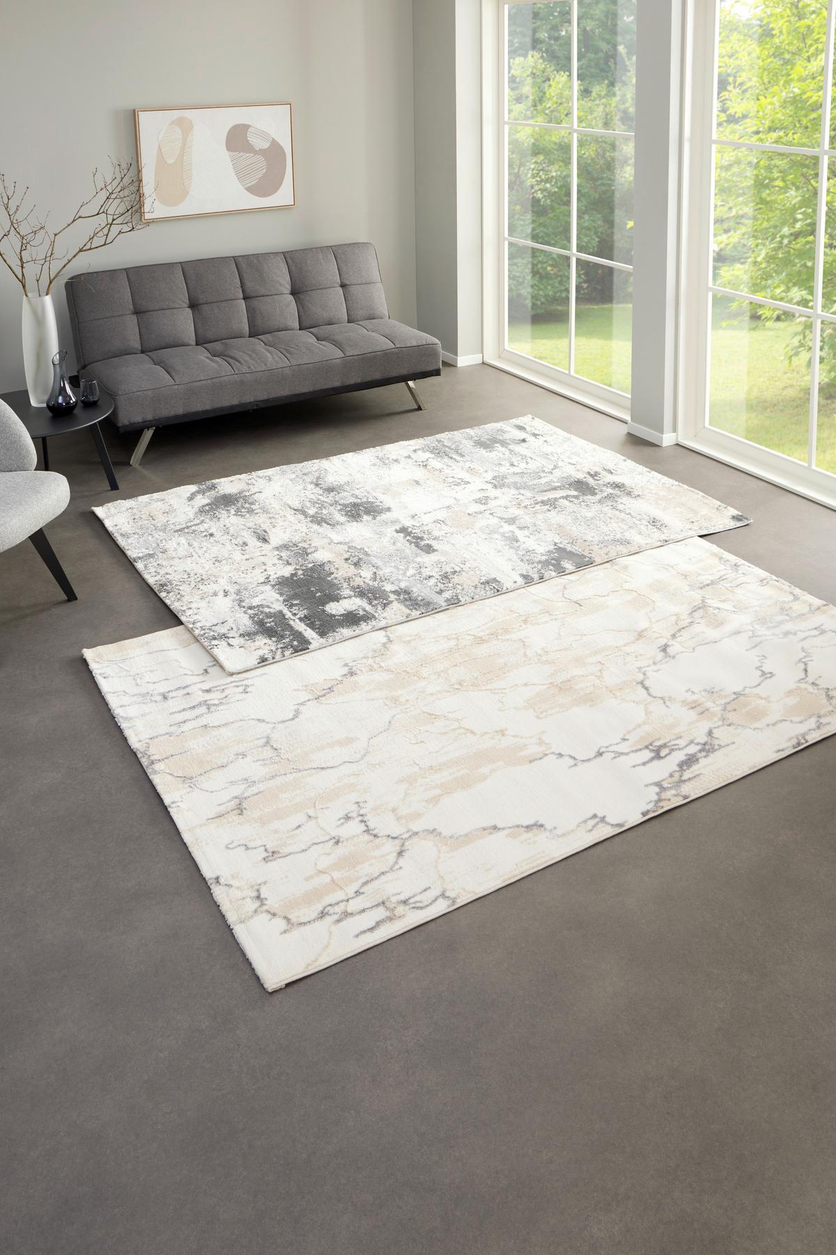 Szőtt Szőnyeg Niall Kb. 160/230cm - világosszürke, Romantik / Landhaus, textil (160/230cm) - James Wood