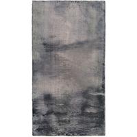 Fellteppich Dunkelgrau Misha 80x150 Cm - Dunkelgrau, Textil (80/150cm) - Luca Bessoni