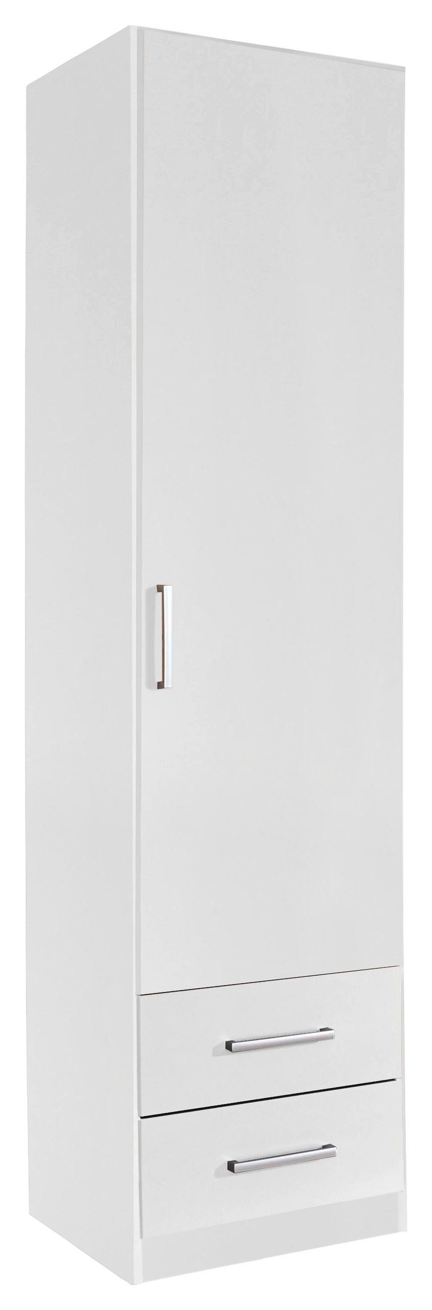Drehtürenschrank mit Laden 47cm Albero, Weiß