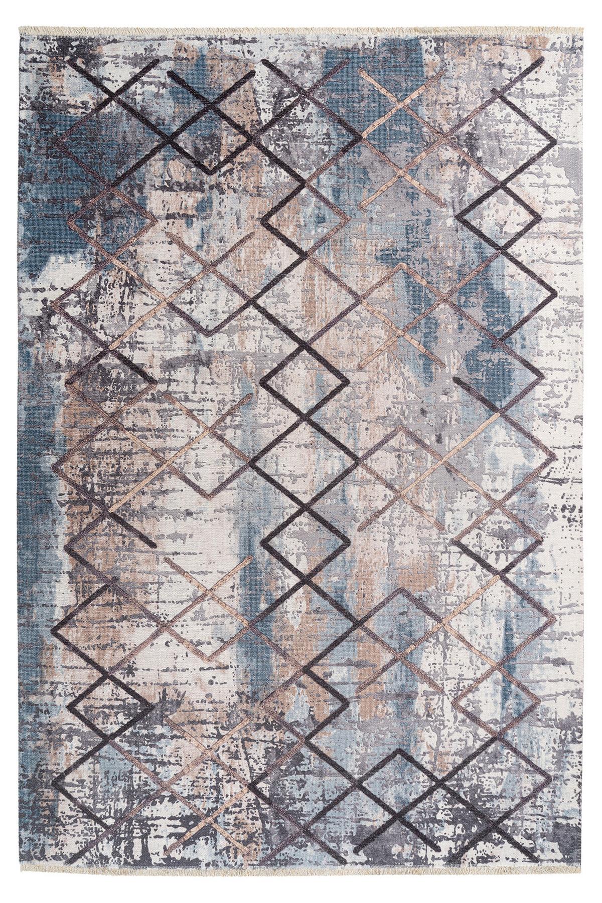 Flachwebteppich My Valencia - Multicolor, Design, Textil (75/150cm) - Obsession