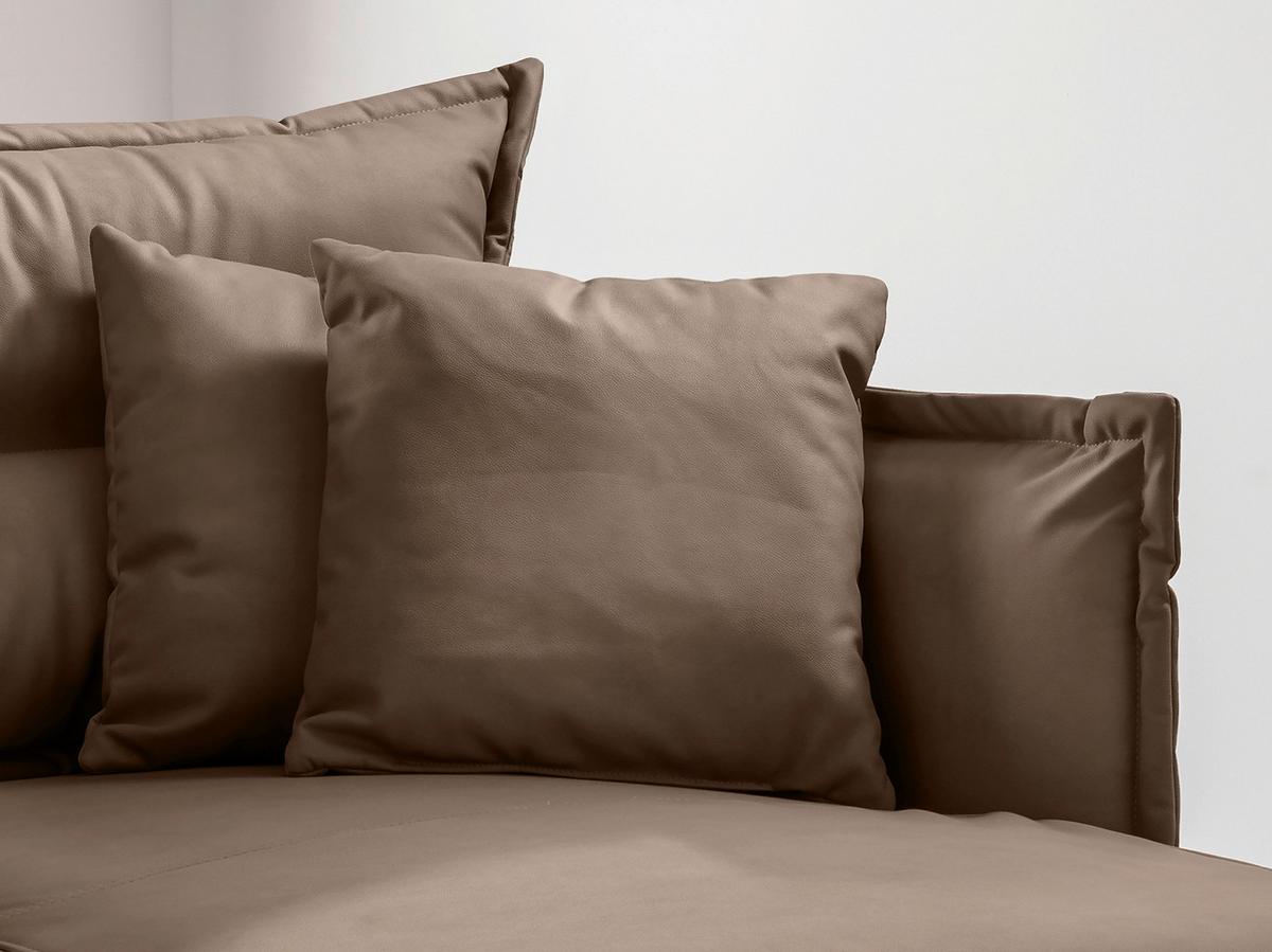 XXL-Sessel Lava Braun B: 111cm - Schwarz/Braun, MODERN, Textil (111/101/167cm) - Livetastic