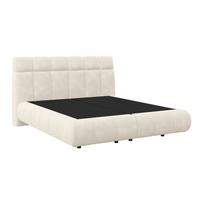 Boxspringbett Nobu O. Matratze Champagner, Lf: 160x200 Cm - Champagner/Schwarz, Trend, Holz/Textil (160/200cm)