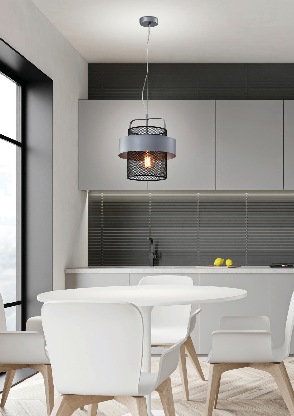 Hängeleuchte 31-78490 - Design, Metall (30/30/100cm)