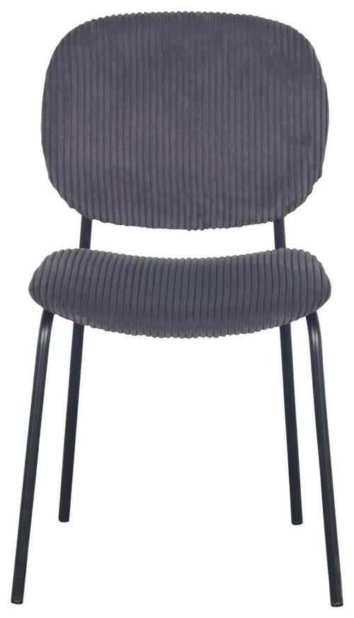 Židle Ira, šedá - šedá/černá, Moderní, kov/dřevo (47/83/53cm) - Mömax