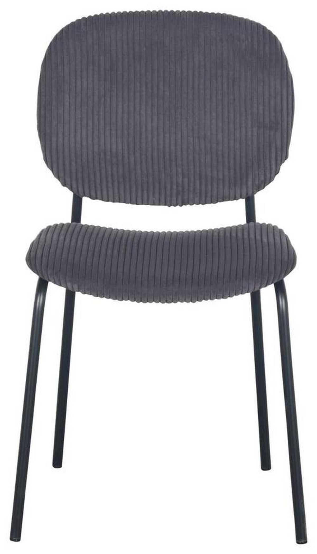 Židle Ira, šedá - šedá/černá, Moderní, kov/dřevo (47/83/53cm) - Mömax