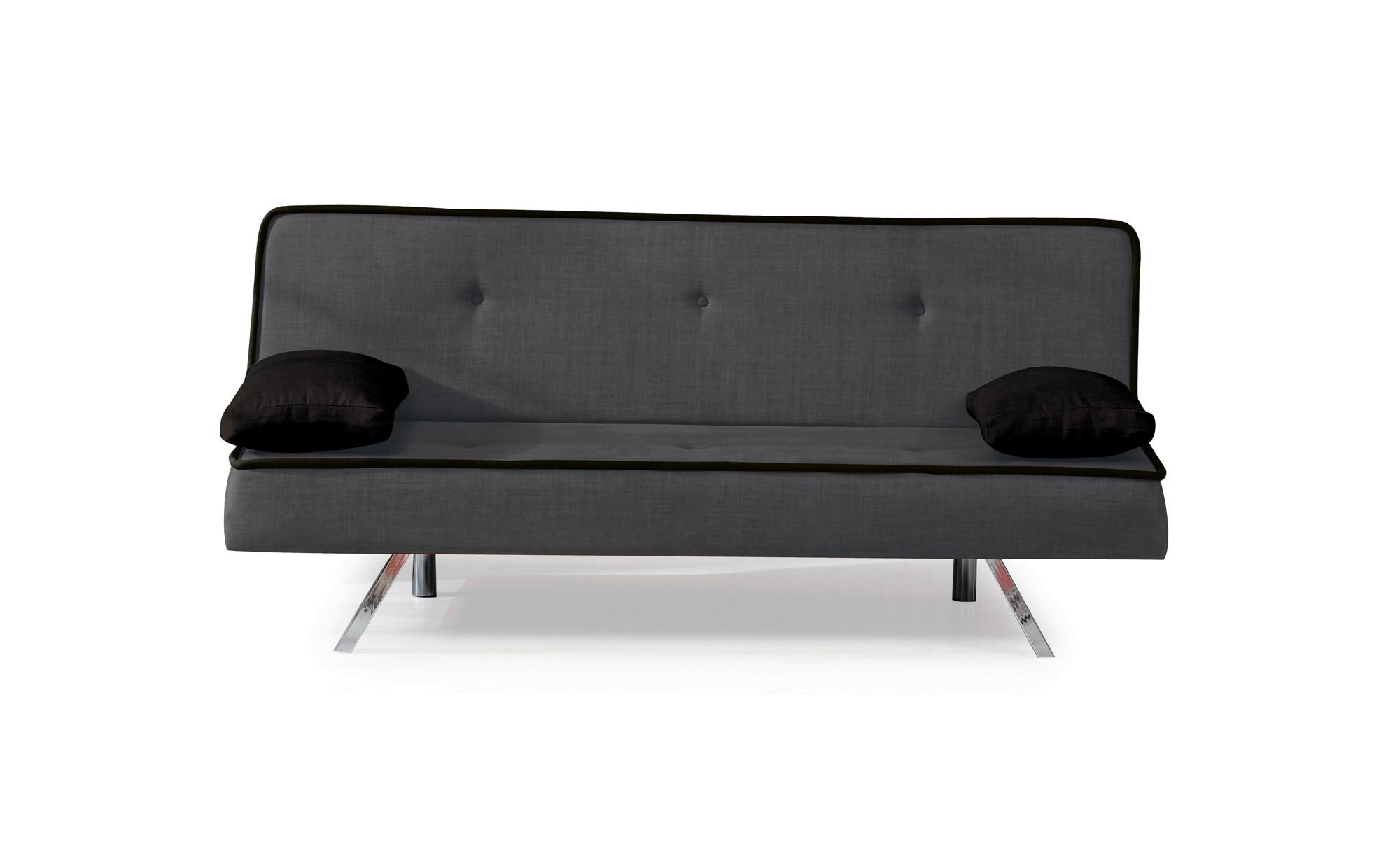 3-Sitzer-Sofa Norfolk Mit Schlaffunktion Grau - Grau, Design, Textil (183/84/82cm) - Livetastic