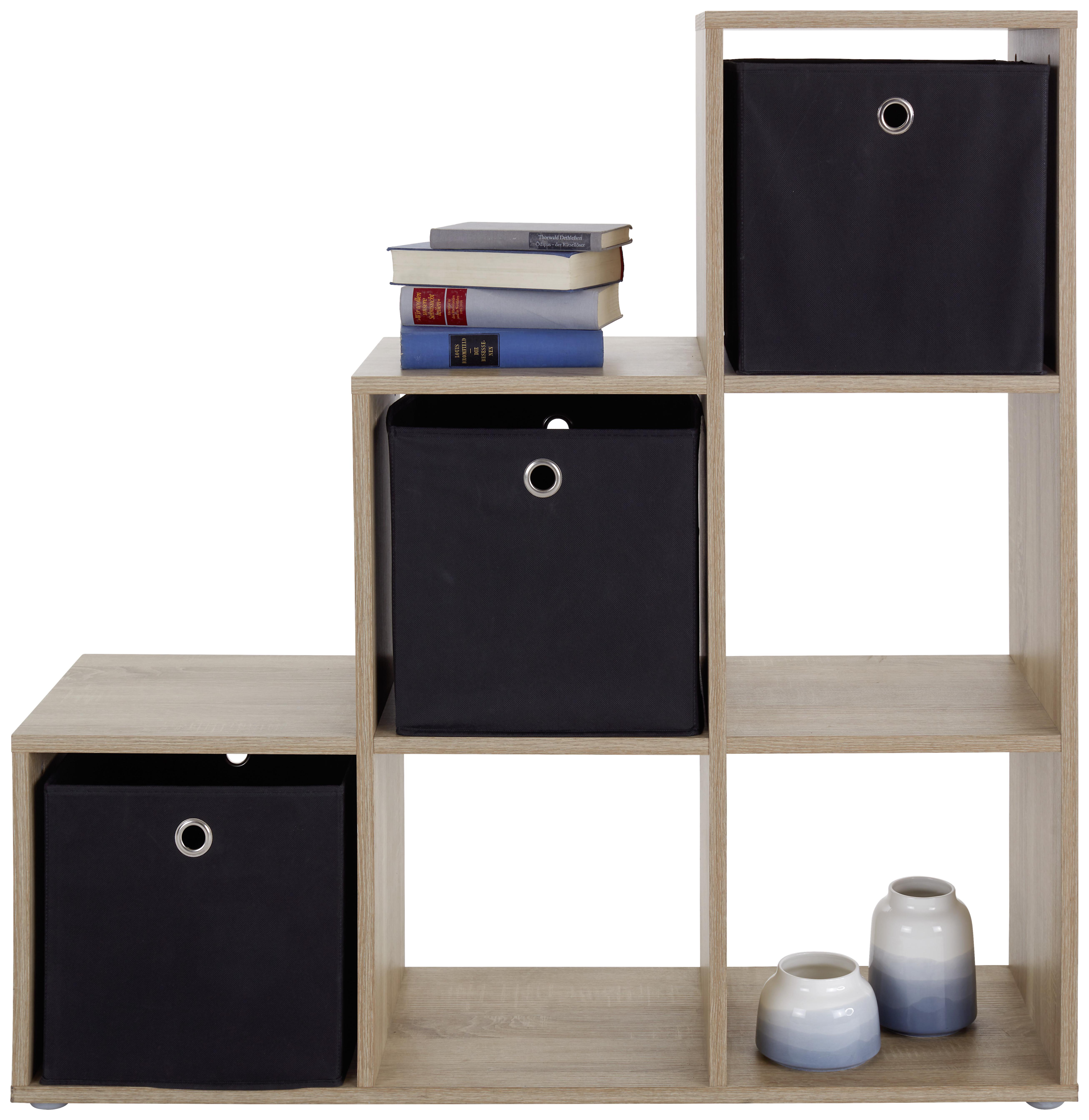Dělicí Stěna Pisa 3 - barvy dubu, Moderní (112/114/35cm)