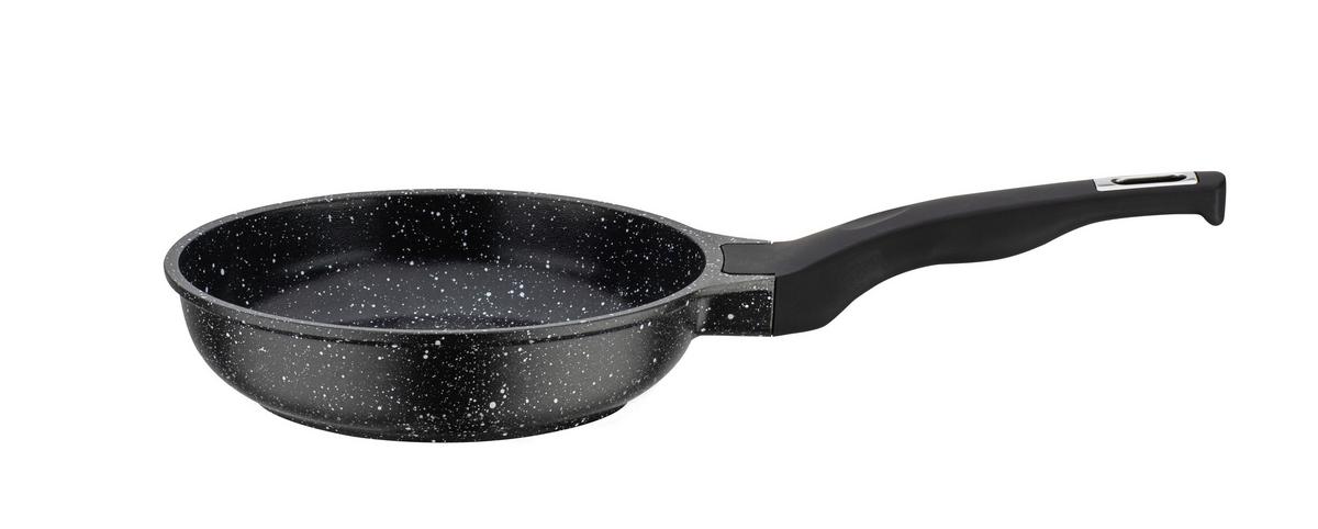 Pfanne Titanium Granitadvanced Aluminiumguss, Schwarz - Schwarz, Basics, Metall (20cm) - GSW