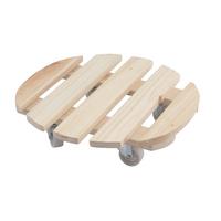 Pflanztopfuntersetzer Laura - Naturfarben, KONVENTIONELL, Holz/Kunststoff (30/29,3/2,4cm) - Ondega