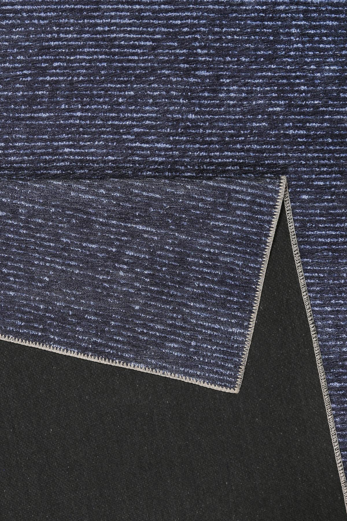 Flachwebteppich Marly Dunkelblau 120x170 Cm - Dunkelblau, KONVENTIONELL, Textil (120/170cm) - Esprit