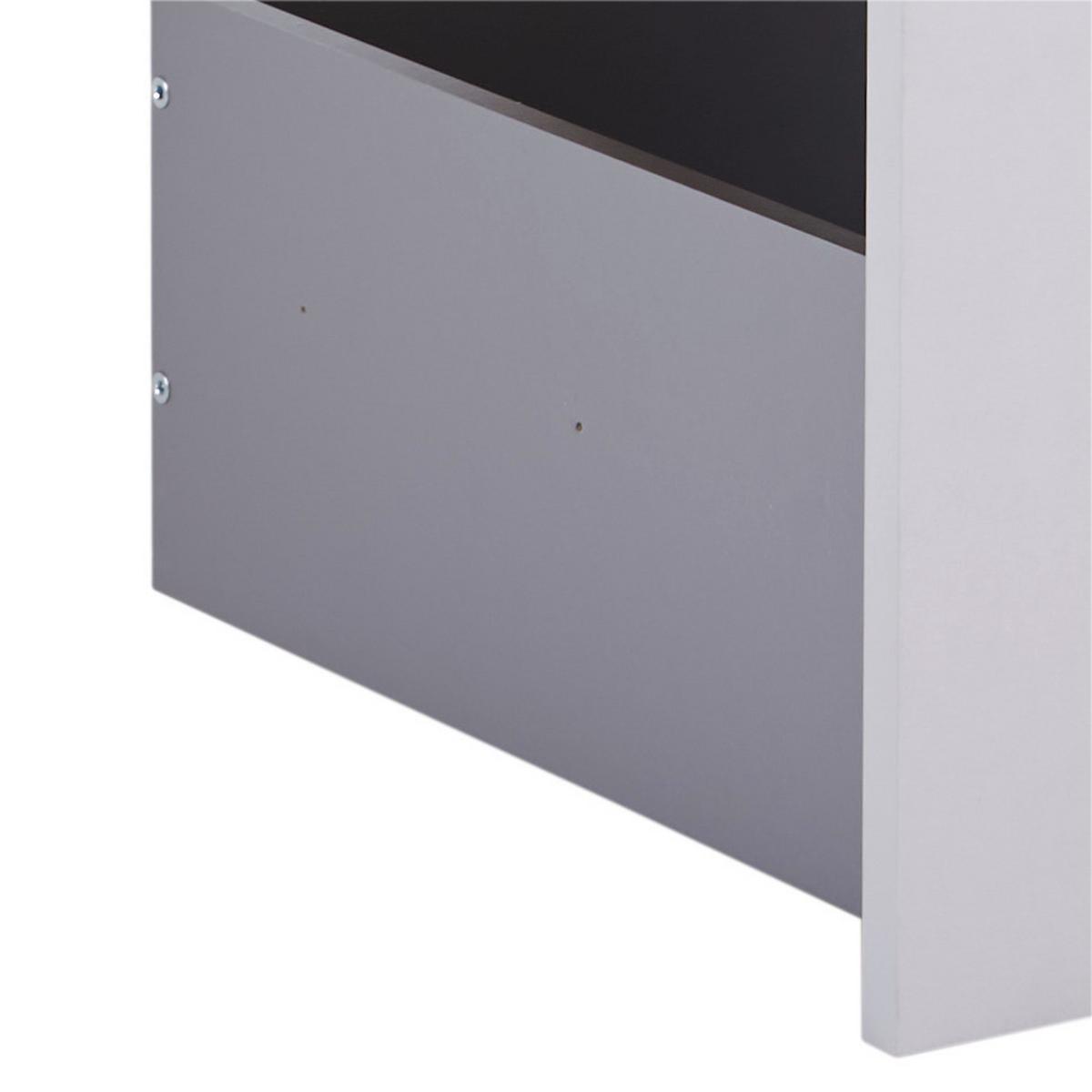 Schubladeneinsatz Unit Hellgrau B: 45,3 Cm 4 Fächer - Hellgrau, MODERN, Holzwerkstoff (45,3/83/47cm) - Ondega