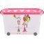 Uskladňovací Box Kiddys - pink/transparentné, plast (60/38/32cm) Uskladňovací Box Kiddys - pink/transparentné, plast (60/38/32cm)