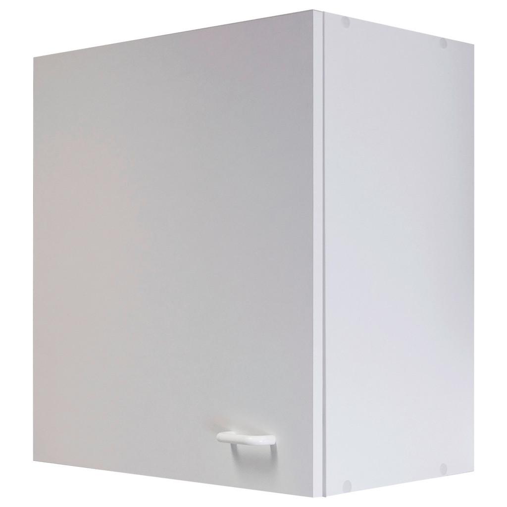 Küchenoberschrank Speed B: 50 cm Weiß 1 Drehtür