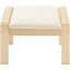 Hocker Sally - Birkefarben/Naturfarben, Basics, Holz/Textil (50/52/38cm) Hocker Sally - Birkefarben/Naturfarben, Basics, Holz/Textil (50/52/38cm)