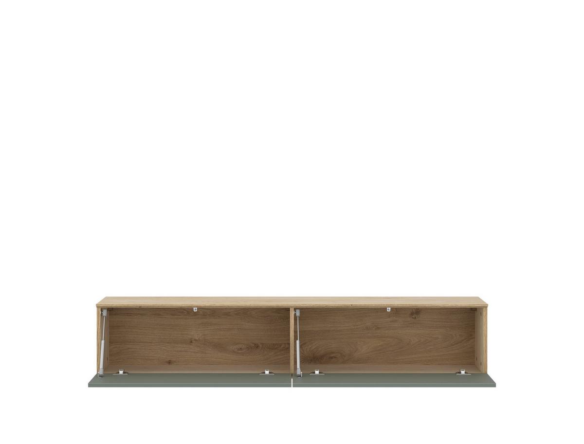 Lowboard Puento Eichefarben/Salbei B: 160cm - Eichefarben/Salbeigrün, Design, Holzwerkstoff (160/37,6/35cm) - Livetastic