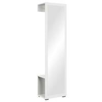 Garderobe Dino 099 Weiß B: 50 Cm - Weiß, Basics, Holzwerkstoff (50/190/35cm) - P & B