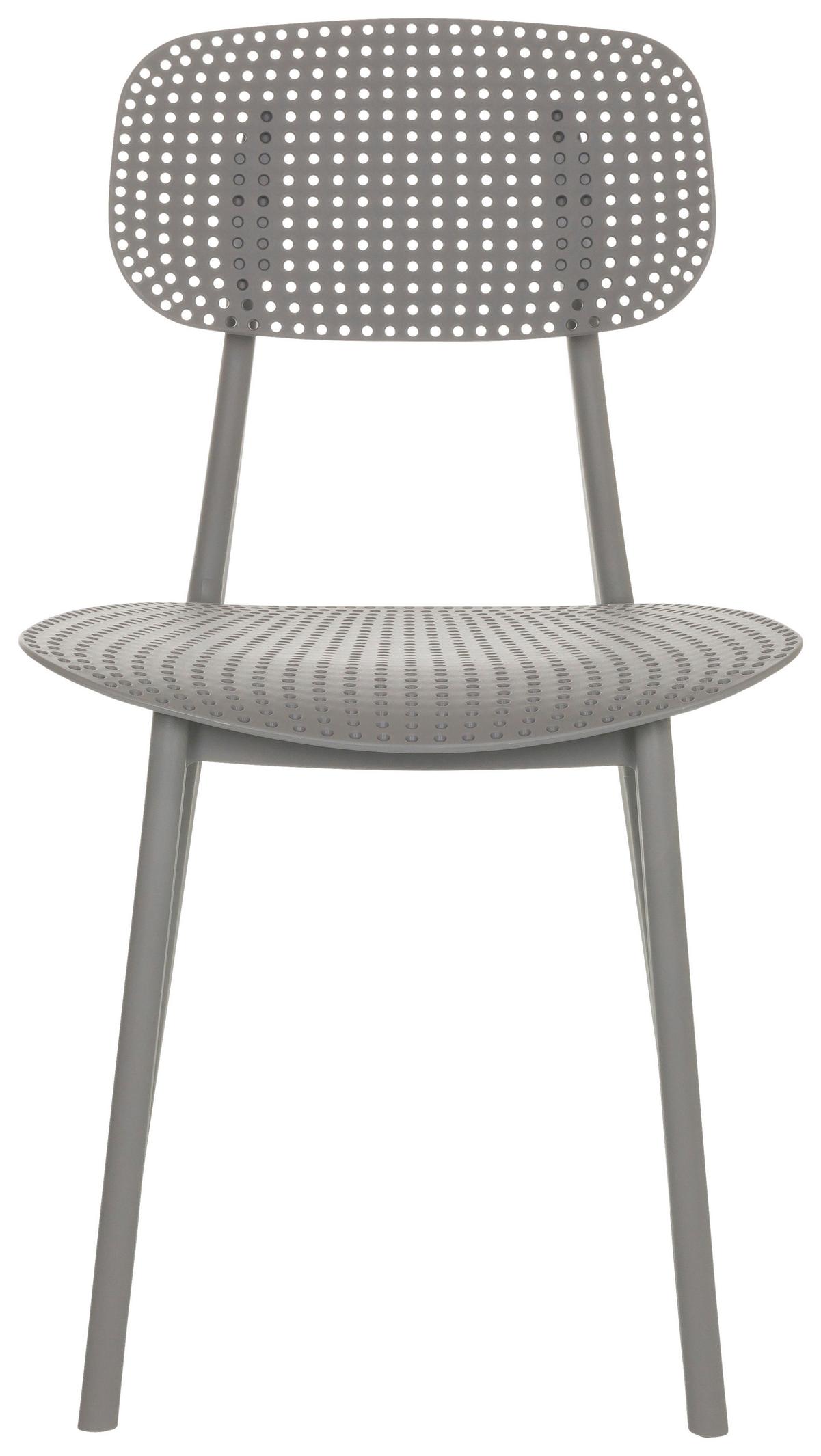 Gartensessel Artifo Hol Kunststoff - Grau, Basics, Kunststoff (42/79/51cm) - MID.YOU
