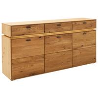 Sideboard Echtholz B: 183 cm Como Wildeiche - Wildeiche, Natur, Holz/Holzwerkstoff (183/90/44cm) - MID.YOU