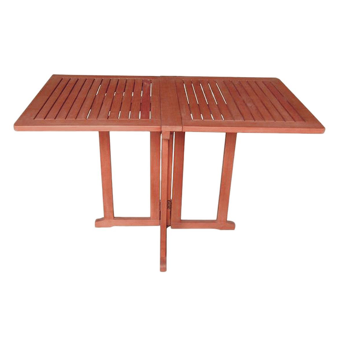 Balkontisch Klappbar Baltimore Eukalyptusholz L 120 Cm - Eukalyptusholzfarben, Basics, Holz (120/70/73cm) - Gardenson