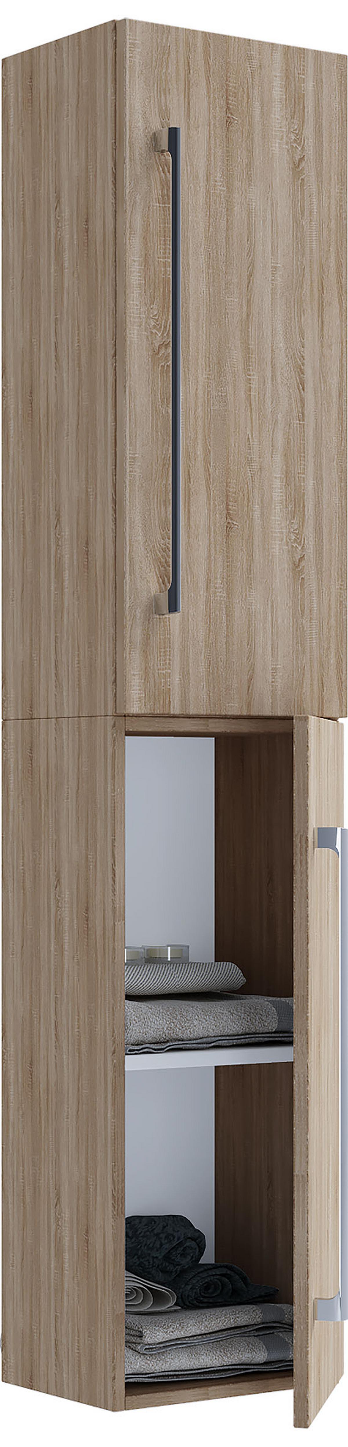 Hochschrank Vcb 6 B: 33 cm Sonoma Eiche Dekor - Sonoma Eiche, Basics, Holzwerkstoff (33/150/22cm) - MID.YOU