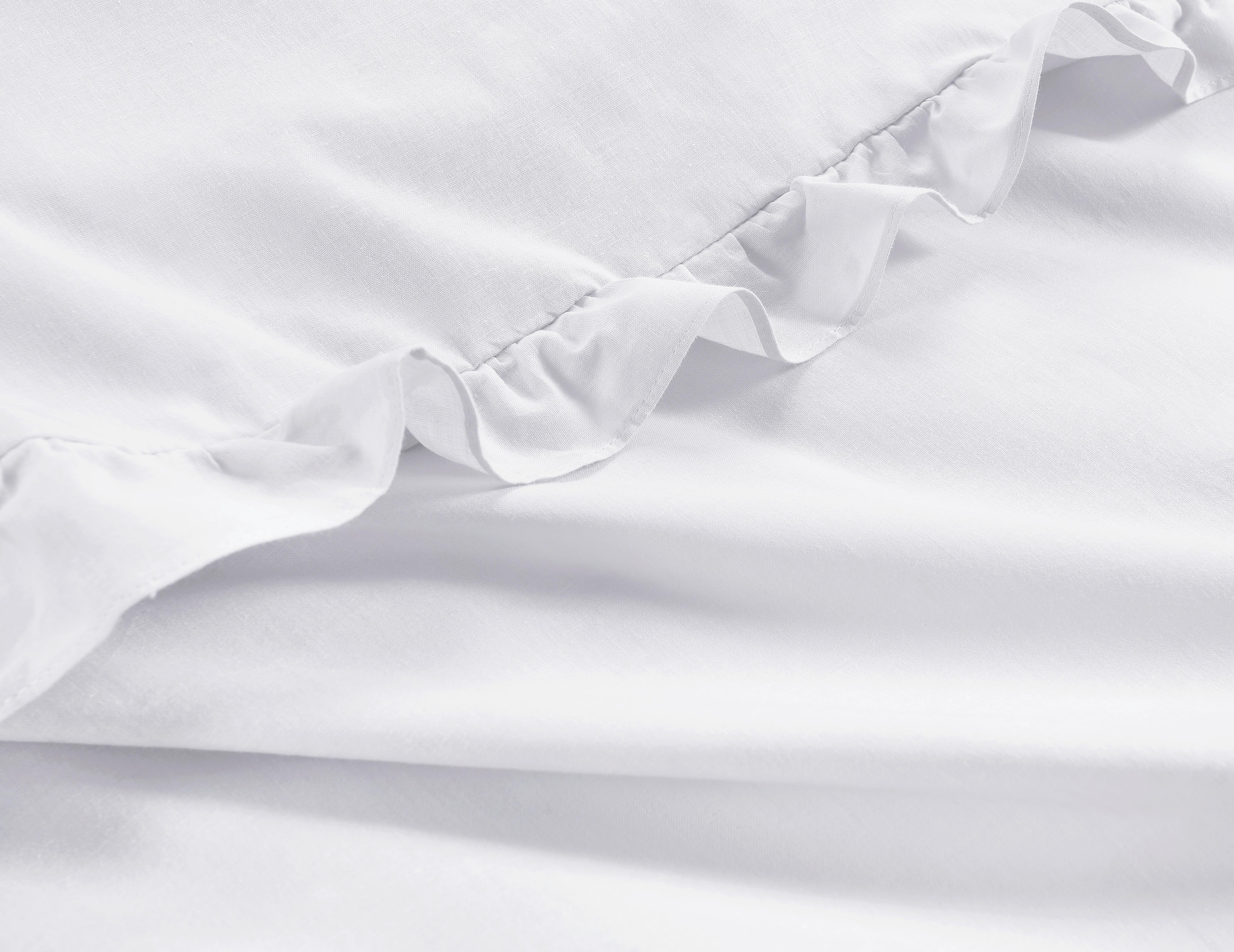 Bettwäsche Nicoletta - Weiß, ROMANTIK / LANDHAUS, Textil - James Wood