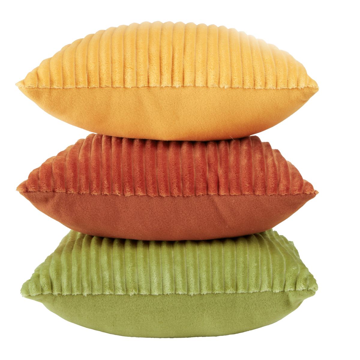 Dekoračný vankúš Conni, 45/45cm, olivovozelená - olivovozelená, Modern, textil (45/45cm) - Modern Living