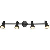 Strahler Liam - Schwarz, MODERN, Metall (60,5/9,5/15,5cm) - Luca Bessoni