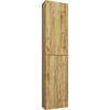 Hochschrank Vcb 6 B: 33 cm Honig Eiche Dekor - Eichefarben/Honig, Basics, Holzwerkstoff (33/150/22cm) - MID.YOU