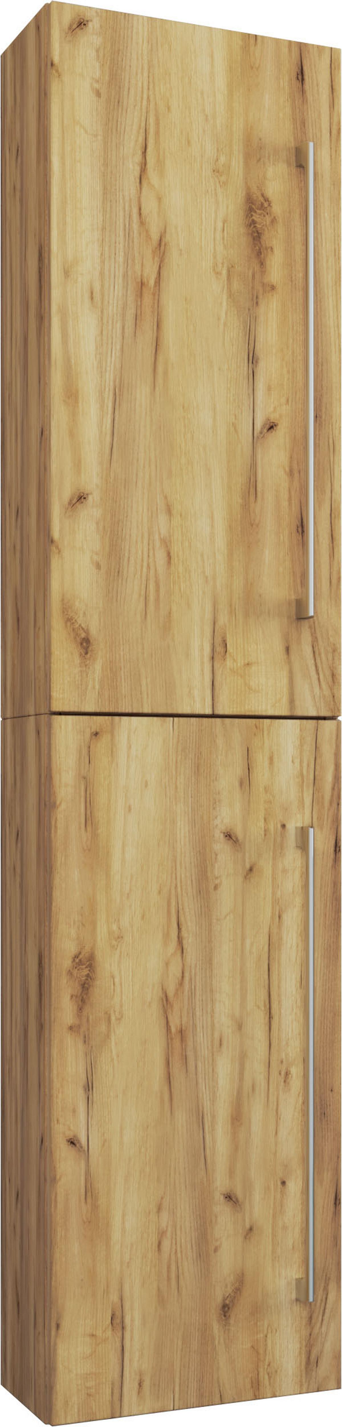 Hochschrank Vcb 6 B: 33 cm Honig Eiche Dekor - Eichefarben/Honig, Basics, Holzwerkstoff (33/150/22cm) - MID.YOU
