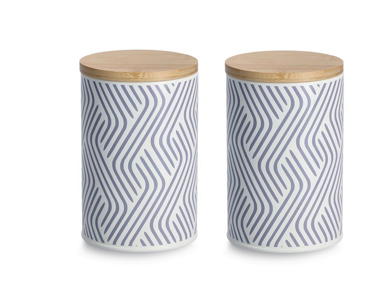 VORRATSDOSENSET 50600 - Lila, Basics, Metall (10,5/16,5cm) - Zeller Present