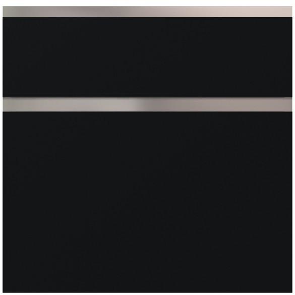 Badmöbel-Set 5-Tlg. Toronto B: ca. 300 cm Weiß/Schwarz - Schwarz/Weiß, Holzwerkstoff (300cm) - Vertico