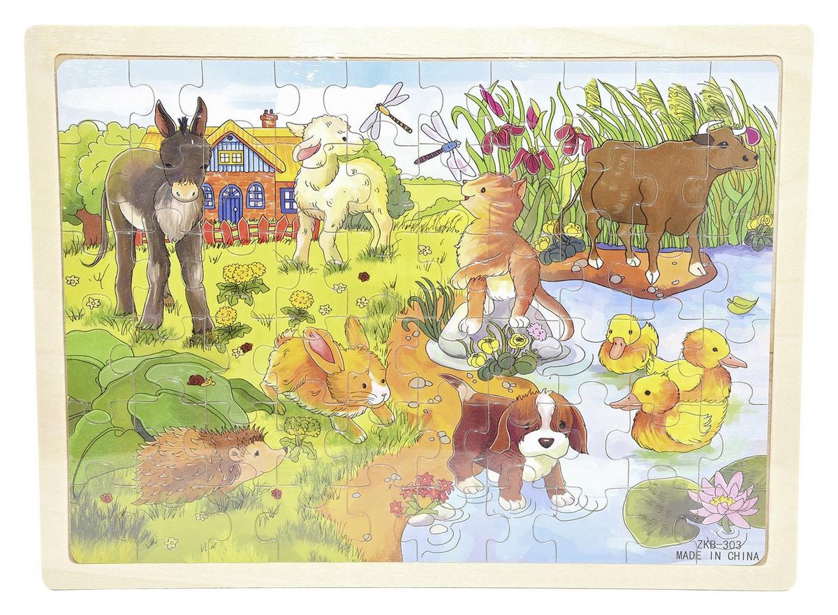 Puzzle Franziska Ab 3 Jahren 48 Teile Versch. Motive - Multicolor, KONVENTIONELL, Karton (29,5/22/0,5cm)