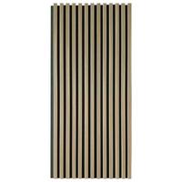 Akustikpaneel Graz, L: 120 cm Artisan Eiche Dekor/Schwarz - Eiche Artisan, MODERN, Holzwerkstoff/Kunststoff (120/60/0,09cm)