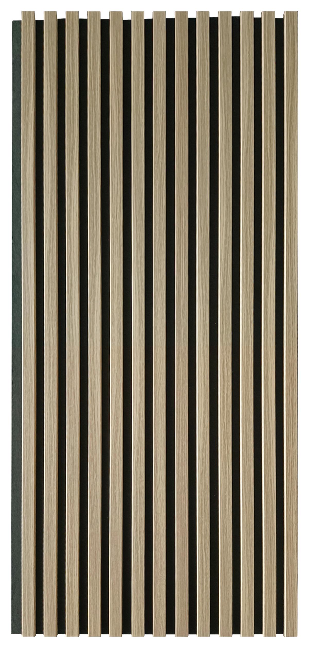 Akustikpaneel Graz, L: 120 cm Artisan Eiche Dekor/Schwarz - Eiche Artisan, MODERN, Holzwerkstoff/Kunststoff (120/60/0,09cm)