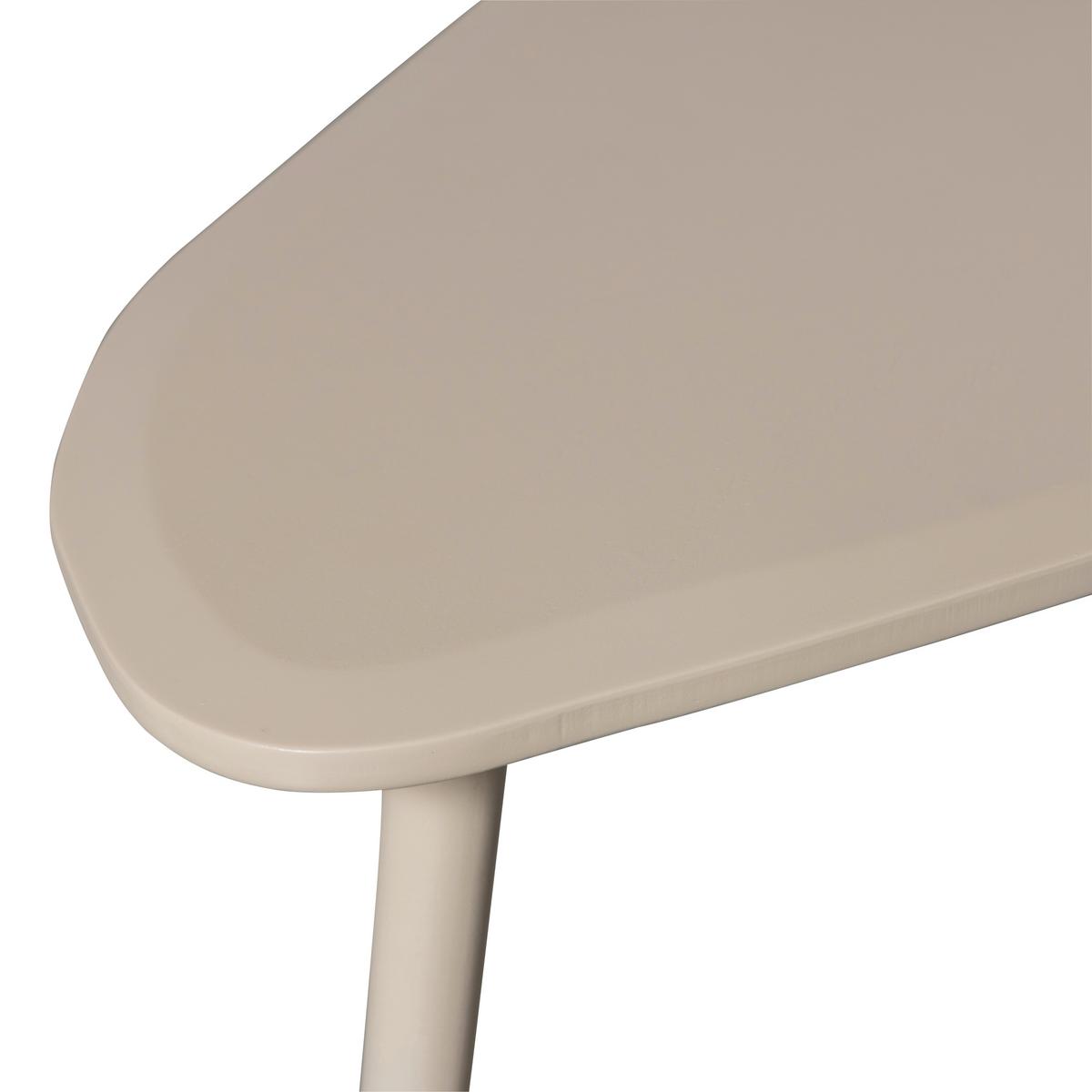 Beistelltischset 2-teilig Sandfarben - Sandfarben, Design, Holzwerkstoff - Livetastic