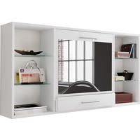 Schreibtisch Teala Weiß B: 19,7 Cm - Weiß, MODERN, Holzwerkstoff (115/19,7/60cm) - MID.YOU