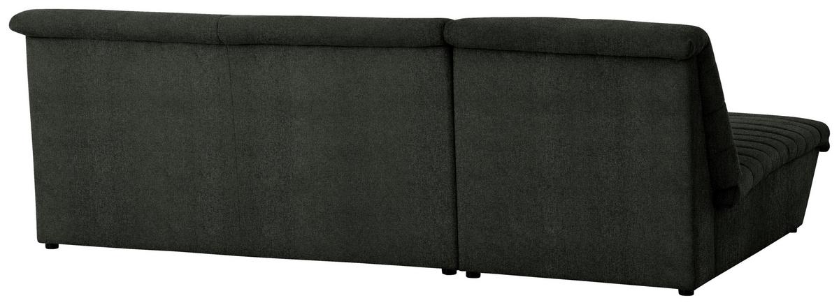 Ecksofa Looks Viii Dunkelgrün - Dunkelgrün/Schwarz, Design, Textil (168/274cm) - LOOKS by W.Joop